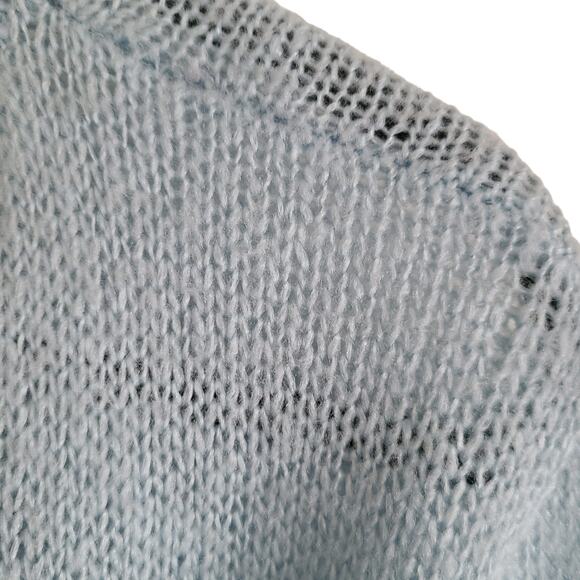 WOODEN SHIPS Paola Buendia‎ Open Front Bell Sleeve Cardigan Women's S/M - Picture 5 of 10